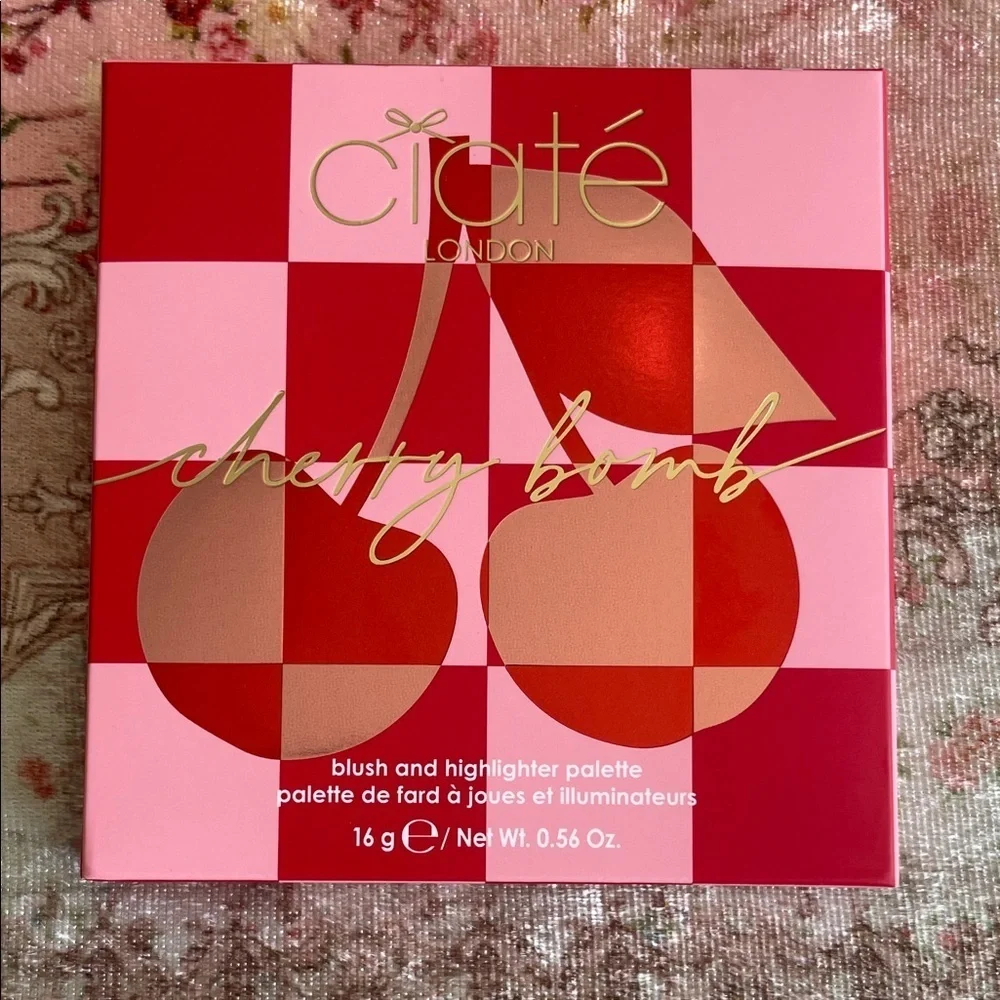 CIATE London|Cherry Bomb Blush Palette~Light/Medium| BNIB